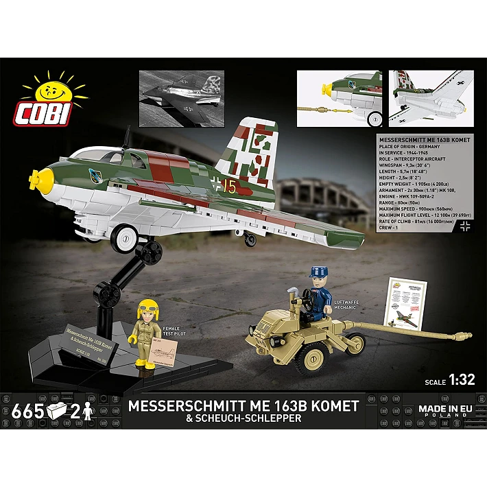 Messerschmitt Me 163B Komet & Scheuch-Schlepper - Edycja Limitowana