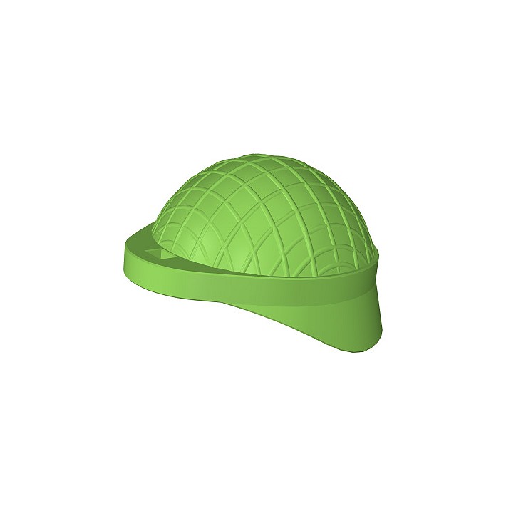 Hełm wojskowy z siatką i otworkiem