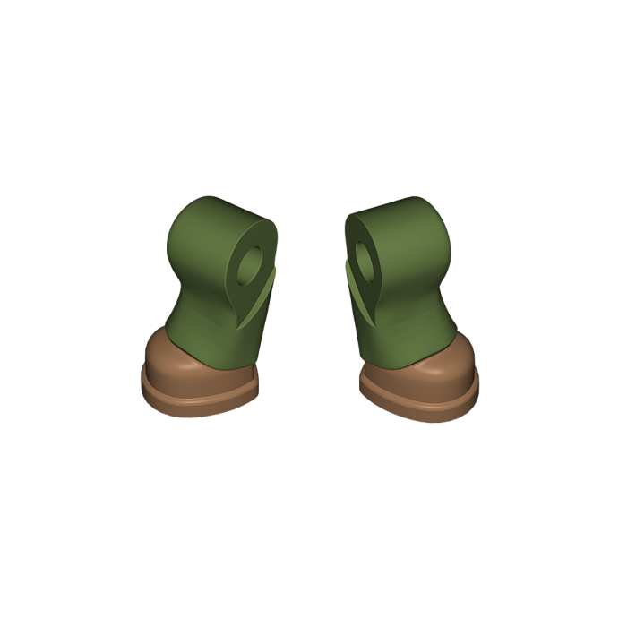 Nogi - prawa + lewa / buty