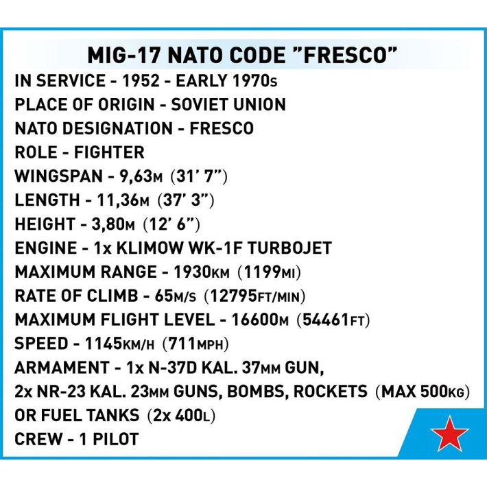 MiG-17 NATO Code 
