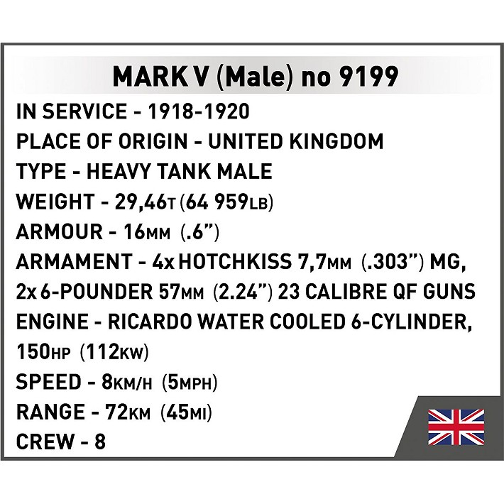 Mark V (Male) no 9199