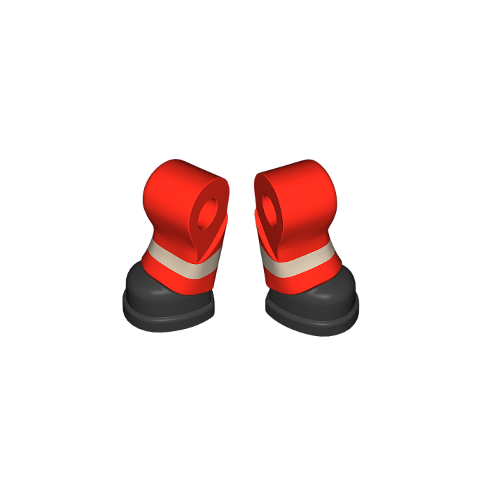 Nogi - prawa + lewa / buty