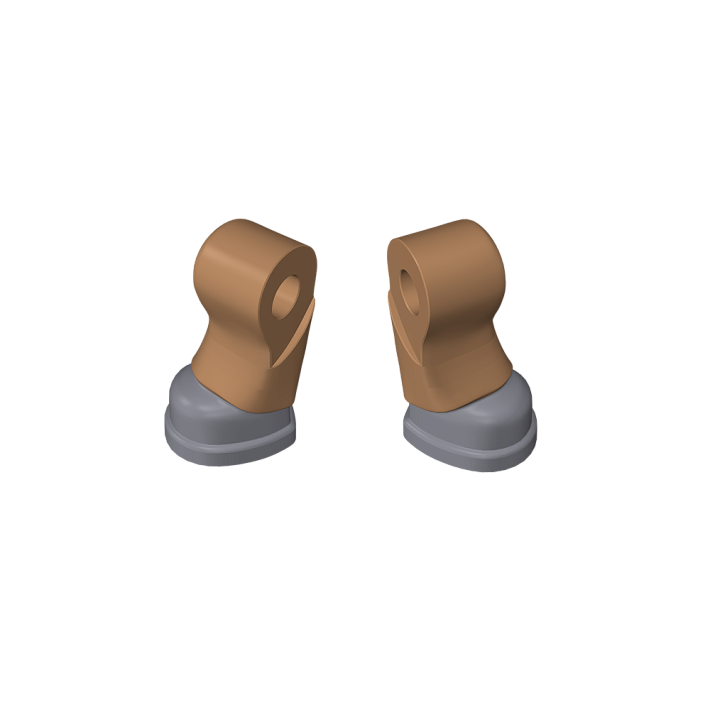 Nogi - prawa + lewa / buty