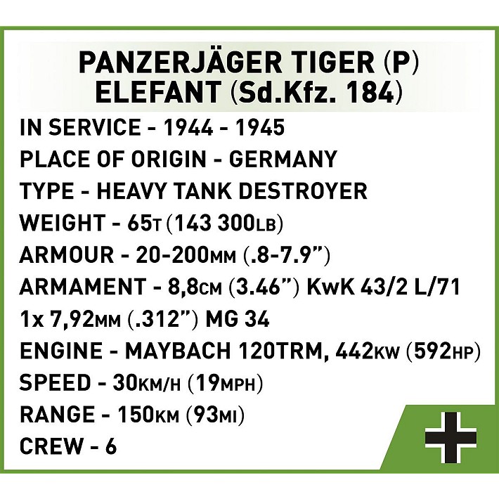 Panzerjäger Tiger (P) Elefant