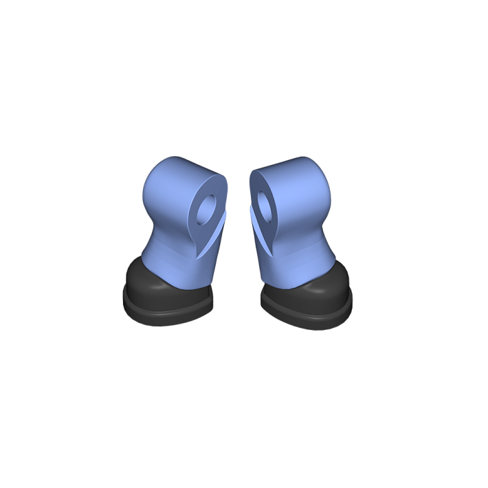 Nogi - prawa + lewa / buty