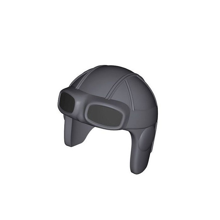 Hełmofon lotniczy z goglami