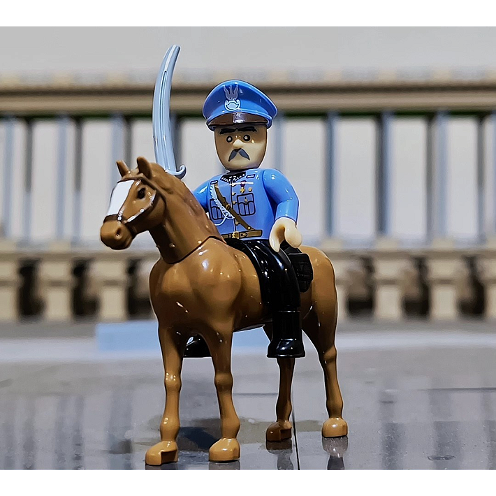 Marszałek Piłsudski na Kasztance