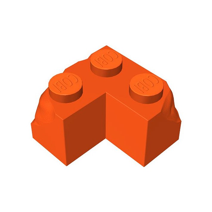 2x2 klocek naroże wyszczerbione