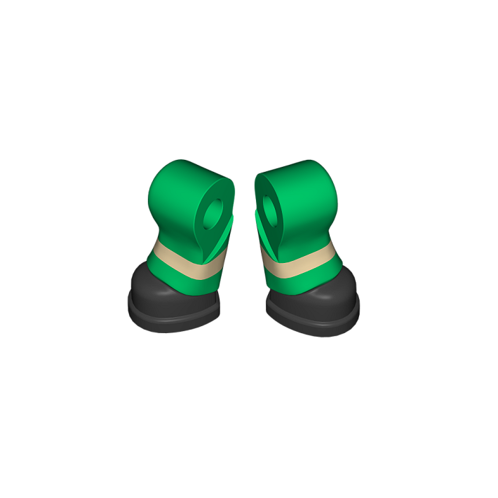 Nogi - prawa + lewa / buty