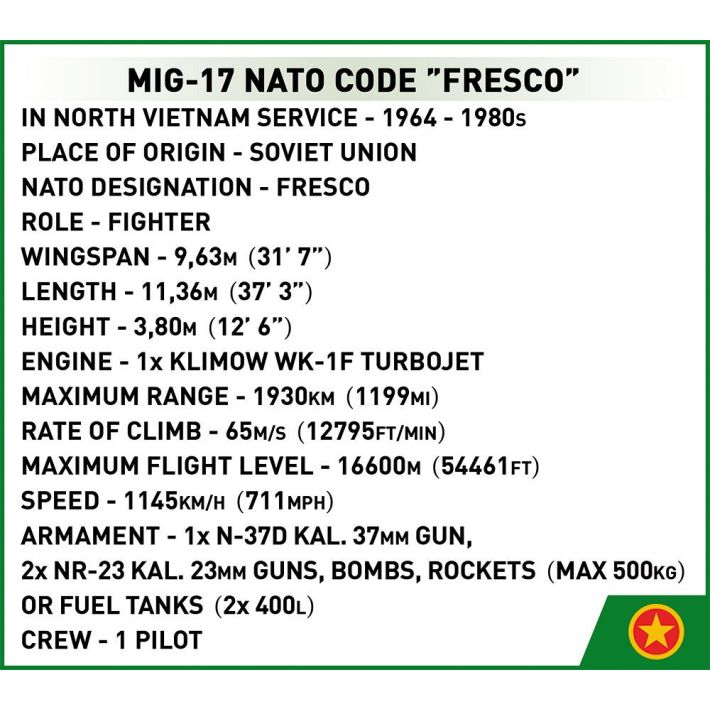 MiG-17 NATO Code 