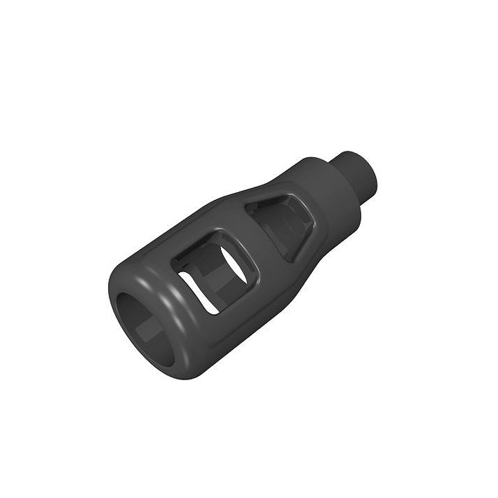 Hamulec wylotowy lufy. duży