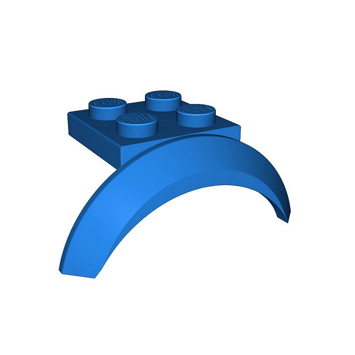 2x2 1/3 błotnik półoągły wąski