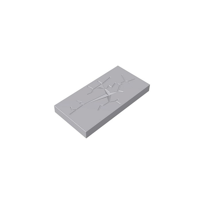 2x4 1/3 płaski popękany