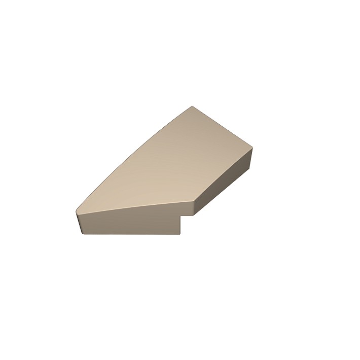 1X2 2/3 półoągły ścięty lewy b/wyc.