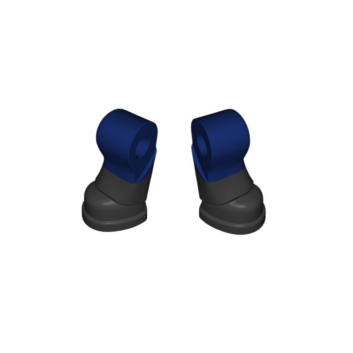 Nogi - prawa + lewa / buty