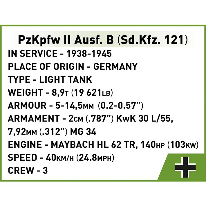 PzKpfw II AusfB (Sd.Kfz.121) - Edycja limitowana