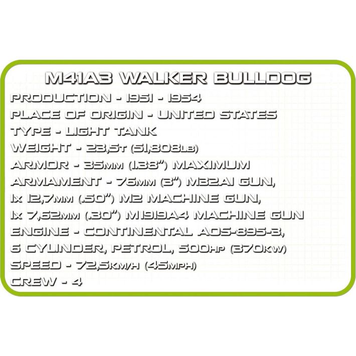 M41A3 Walker Bulldog