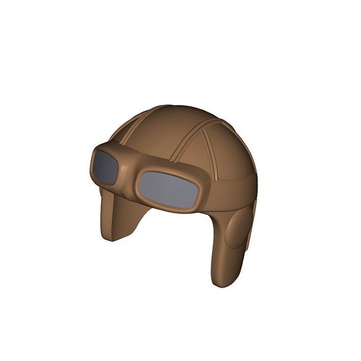 Hełmofon lotniczy z goglami