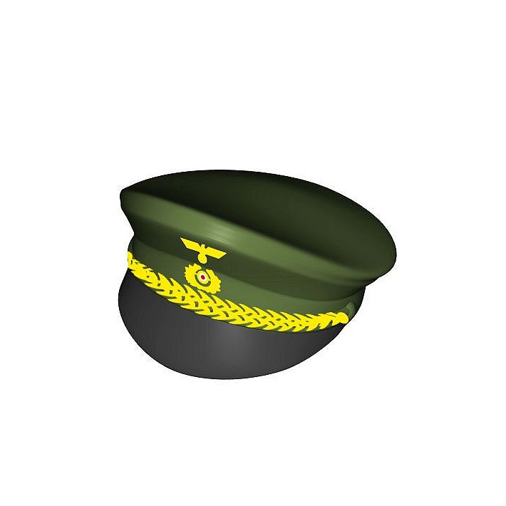 Czapka oficerska z daszkiem. nadruk