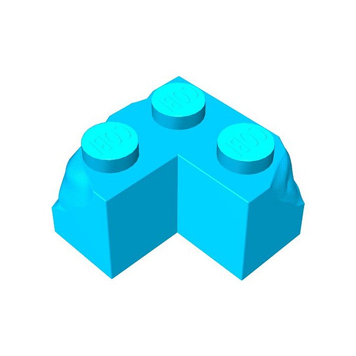 2x2 klocek naroże wyszczerbione