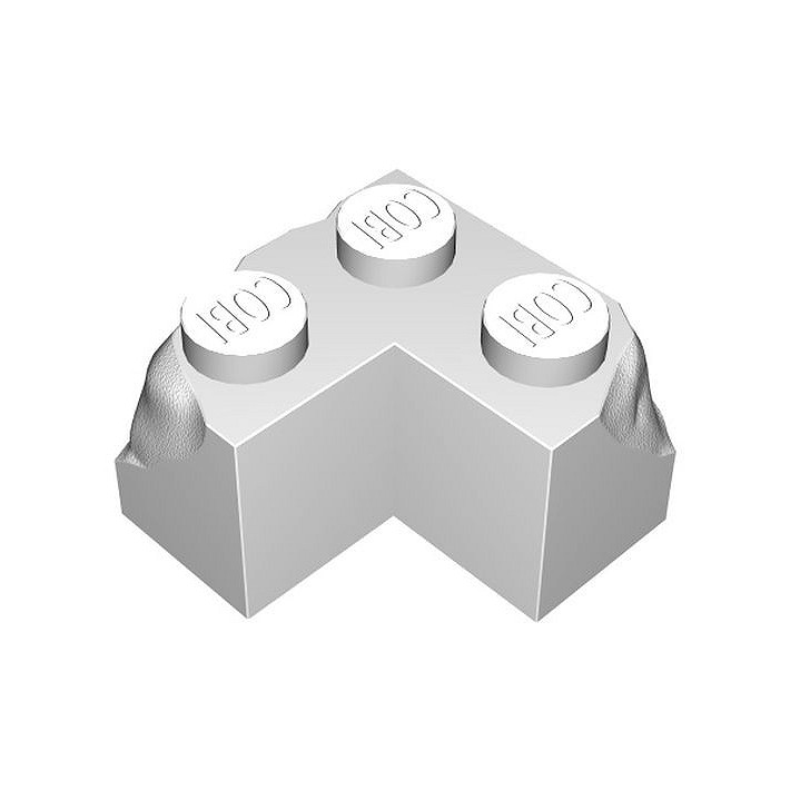 2x2 klocek naroże wyszczerbione