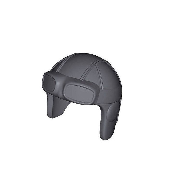 Hełmofon lotniczy z goglami