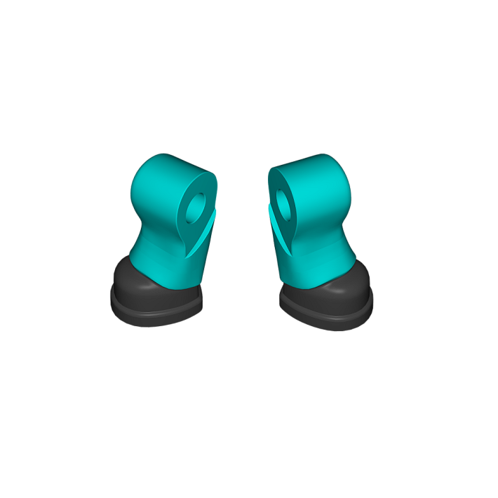 Nogi - prawa + lewa / buty