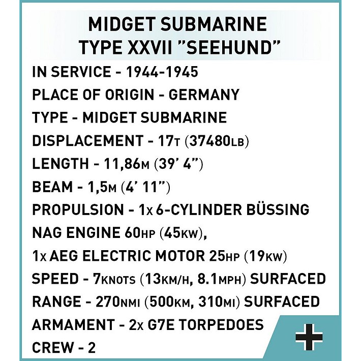 U-Boat XXVII Seehund
