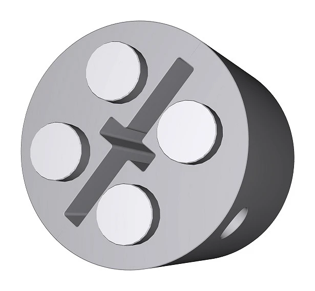 Felga terenowa bez rowka z otworem