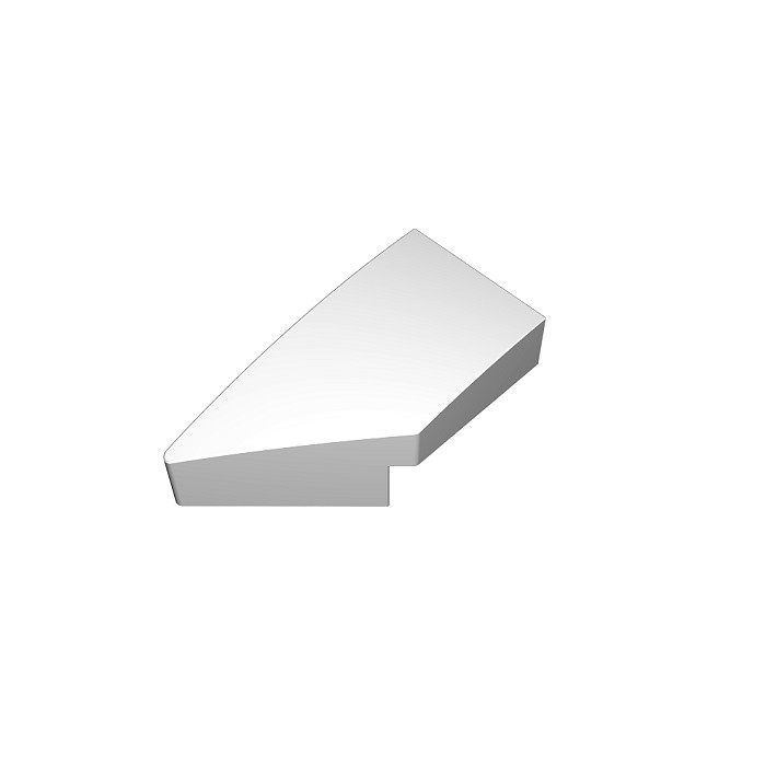 1X2 2/3 półoągły ścięty lewy b/wyc.