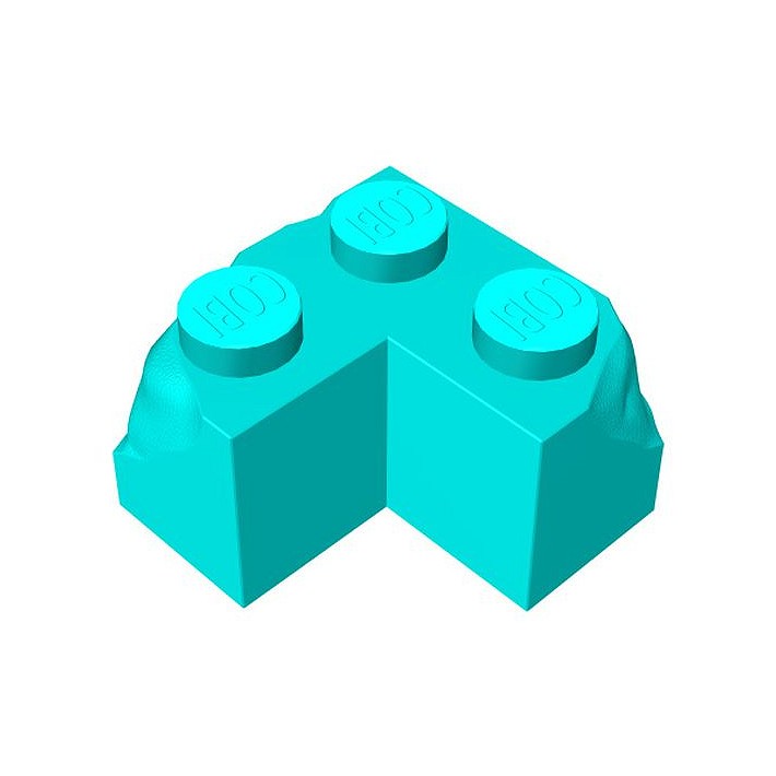 2x2 klocek naroże wyszczerbione