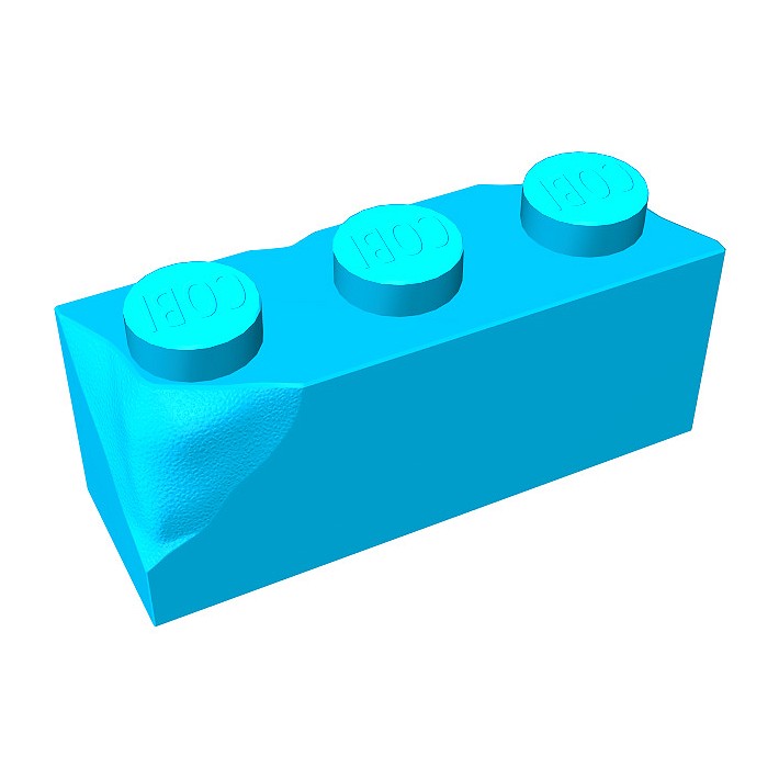 1x3 klocek wyszczerbiony