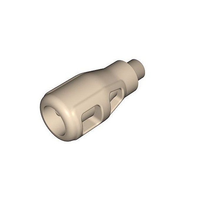 Hamulec wylotowy lufy. duży