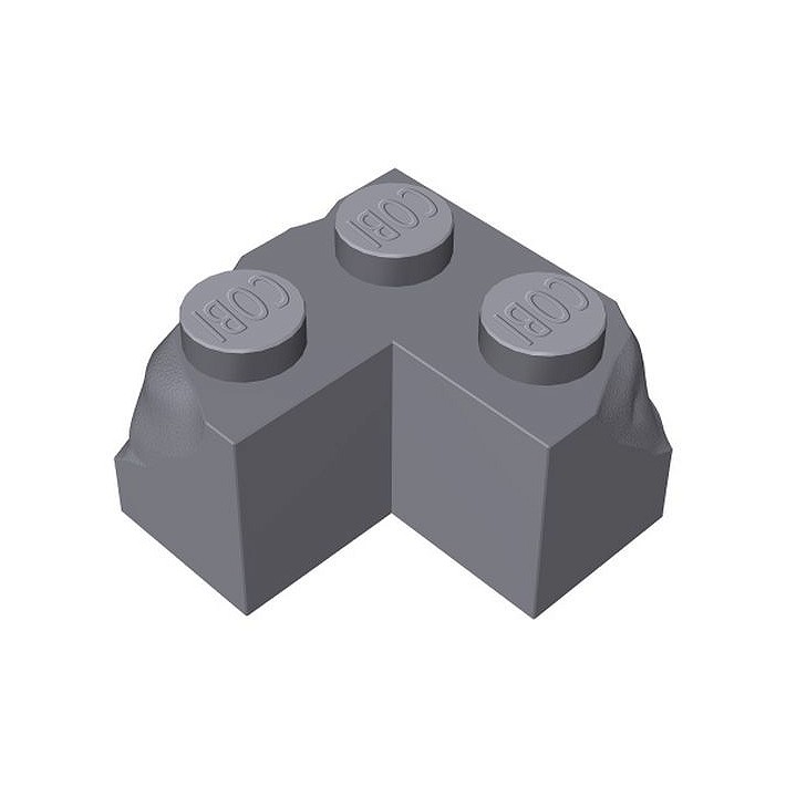 2x2 klocek naroże wyszczerbione