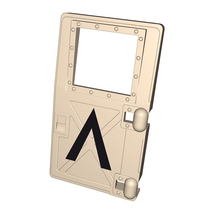 Drzwi Humvee 1:35. lewe i prawe