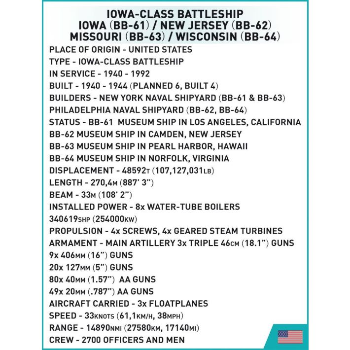 Iowa-Class Battleship (4in1) - Executive Edition