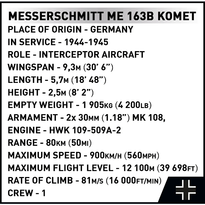 Messerschmitt Me 163B Komet & Scheuch-Schlepper - Edycja Limitowana