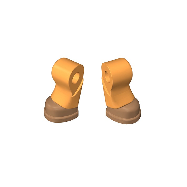 Nogi - prawa + lewa / buty