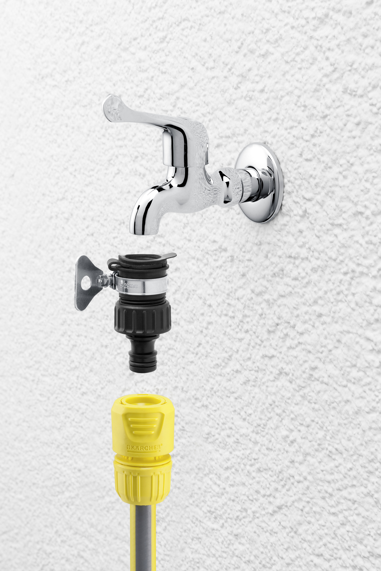 Threadless outdoor tap adaptor