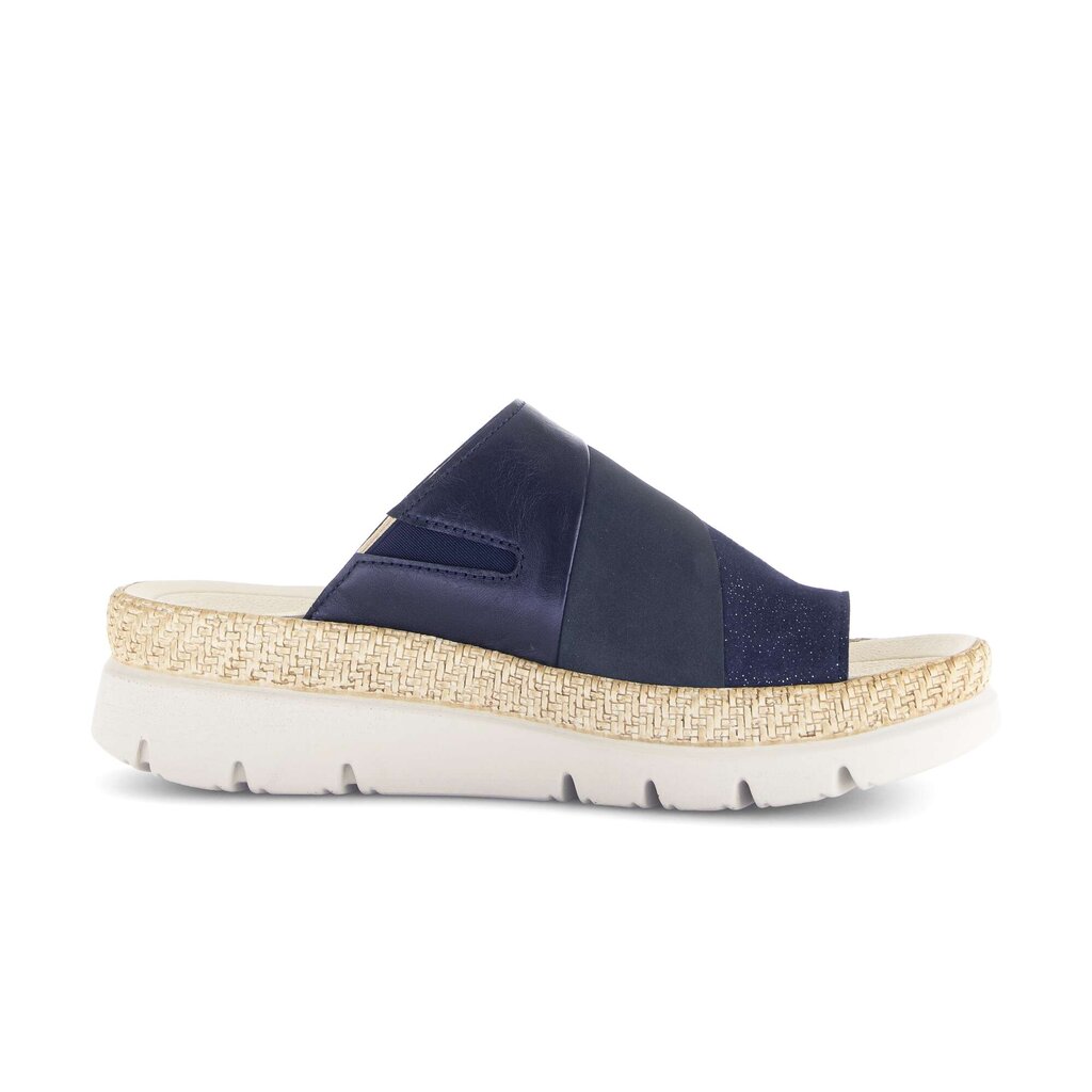 Teenslipper blauw