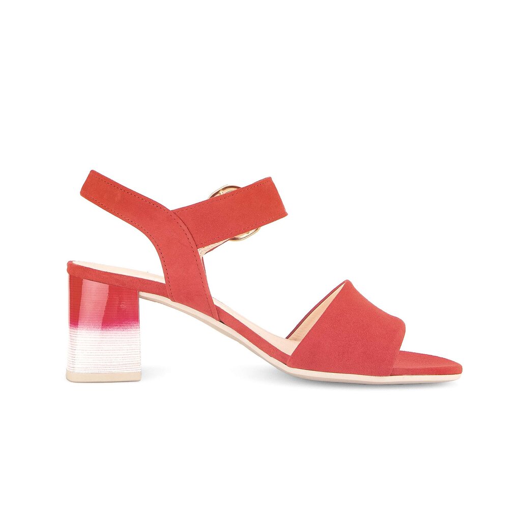 Sandal met riempjes rood