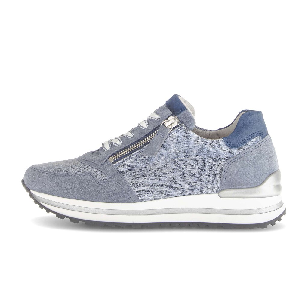 Lage sneaker blauw