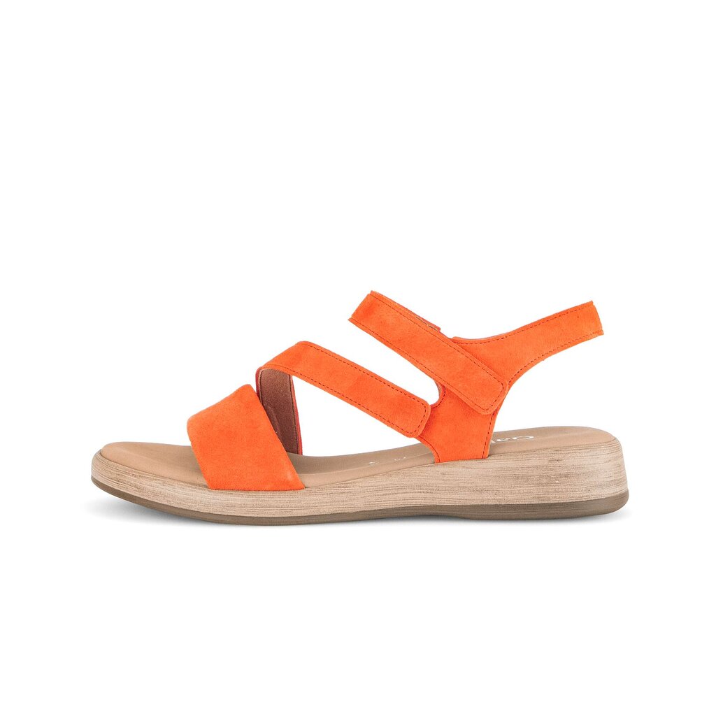 Sandal met riempjes oranje