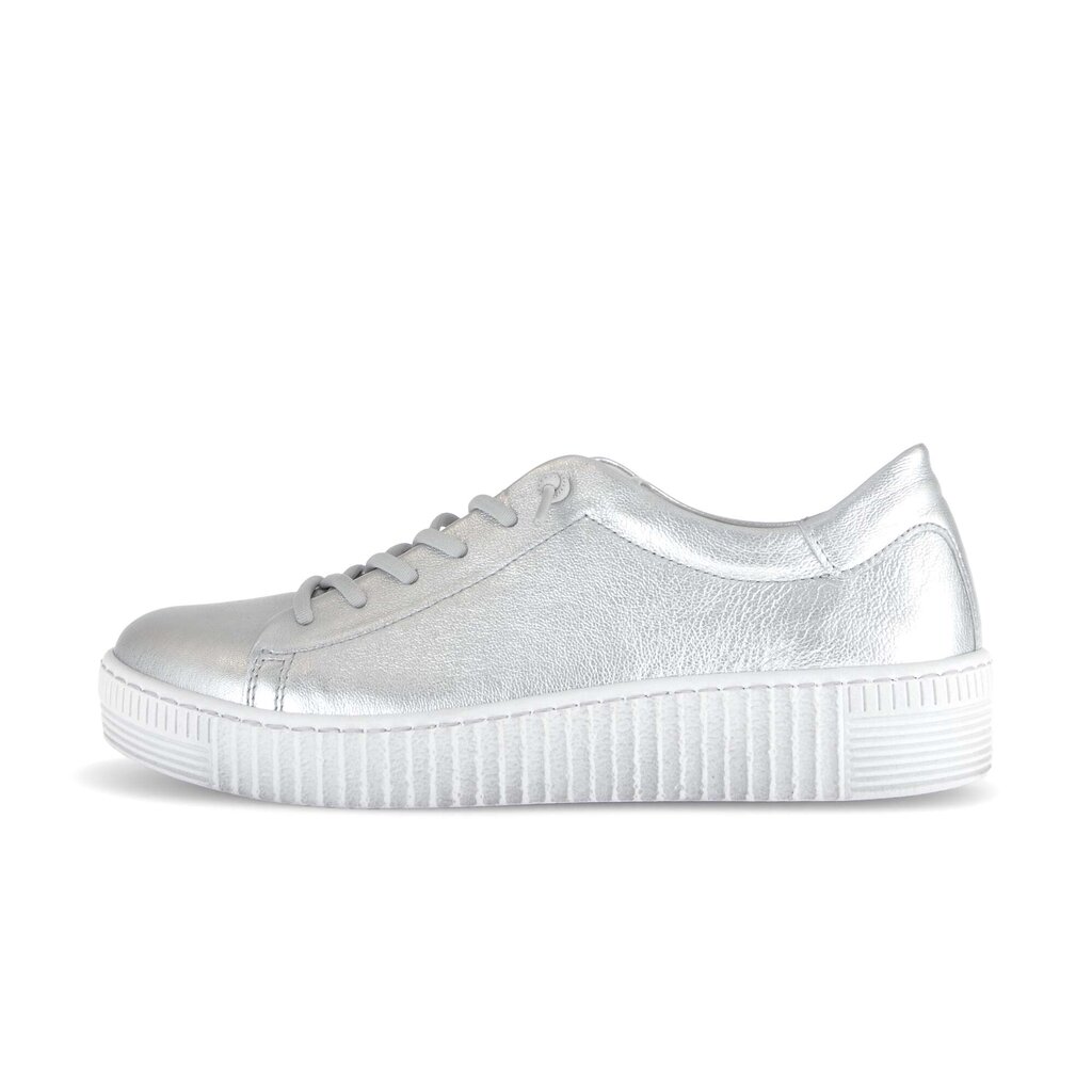 Lage sneaker zilver