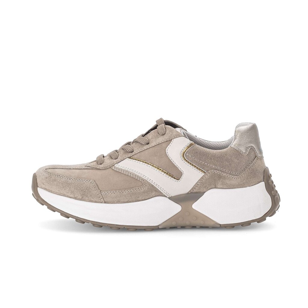 Lage sneaker beige