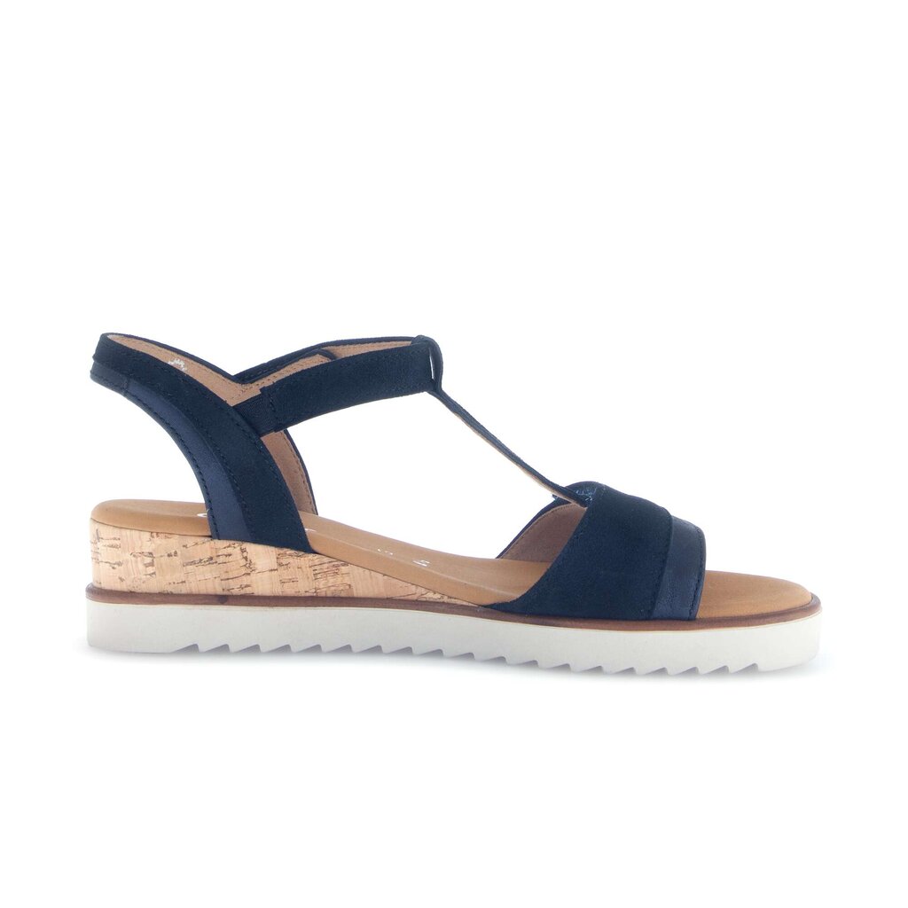 Sandal met riempjes blauw