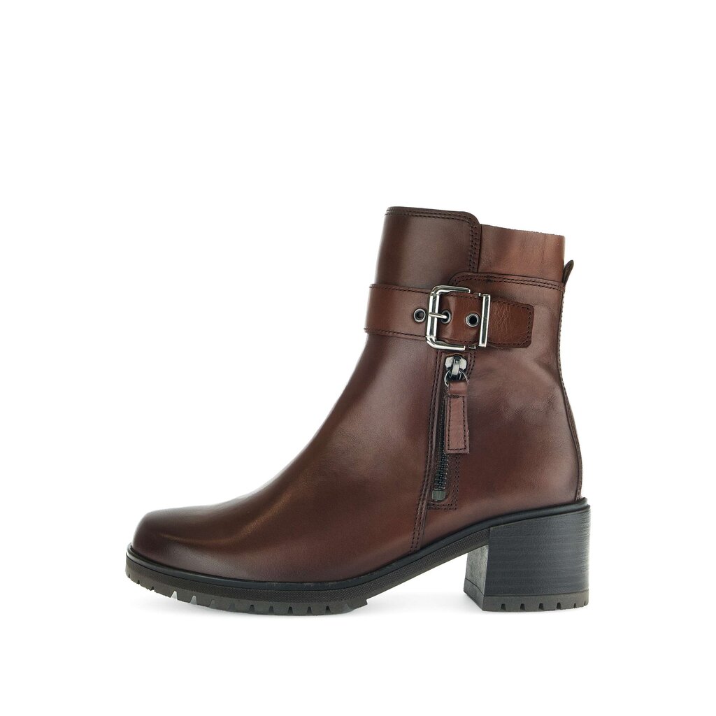 Enkellaarsjes op plateau bruin