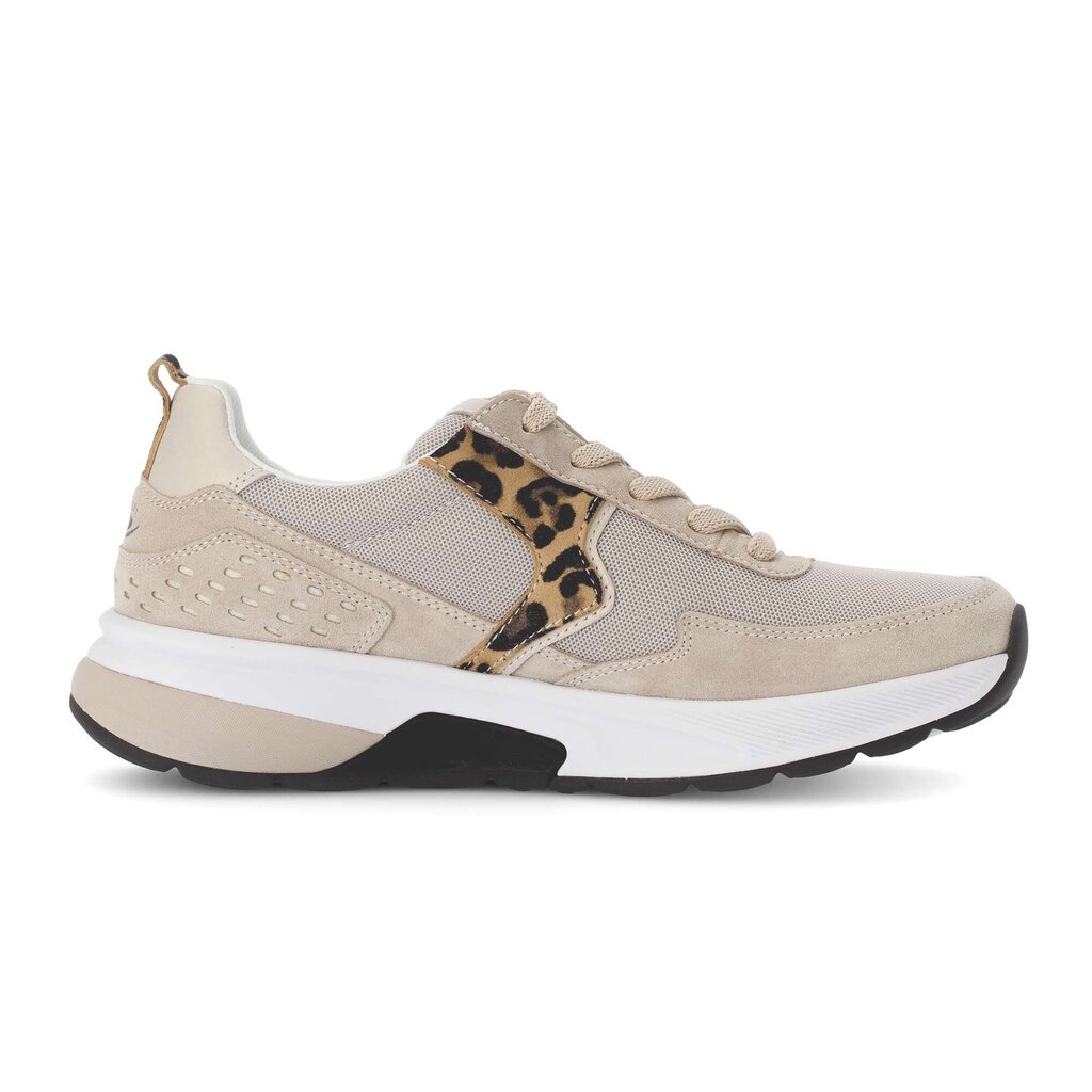 Lage sneaker beige