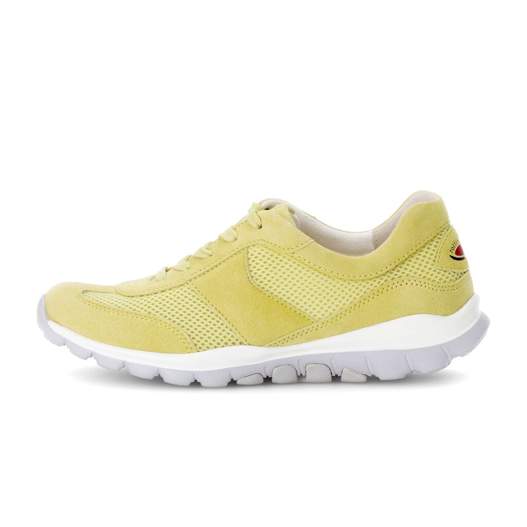 Lage sneaker geel