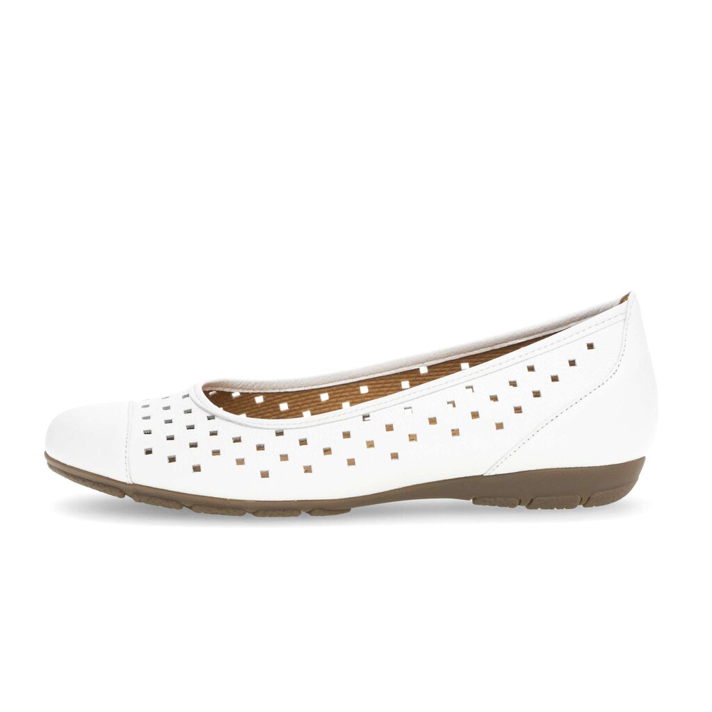 Sportieve ballerina wit